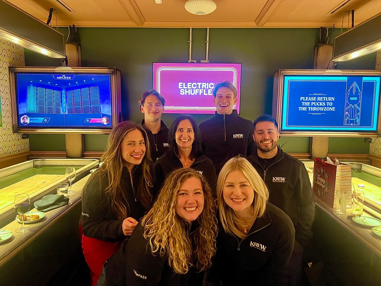 The team out together at Electric Shuffle in Austin